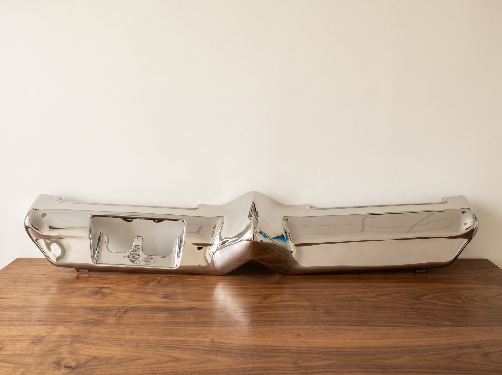 Bumper chrome finish