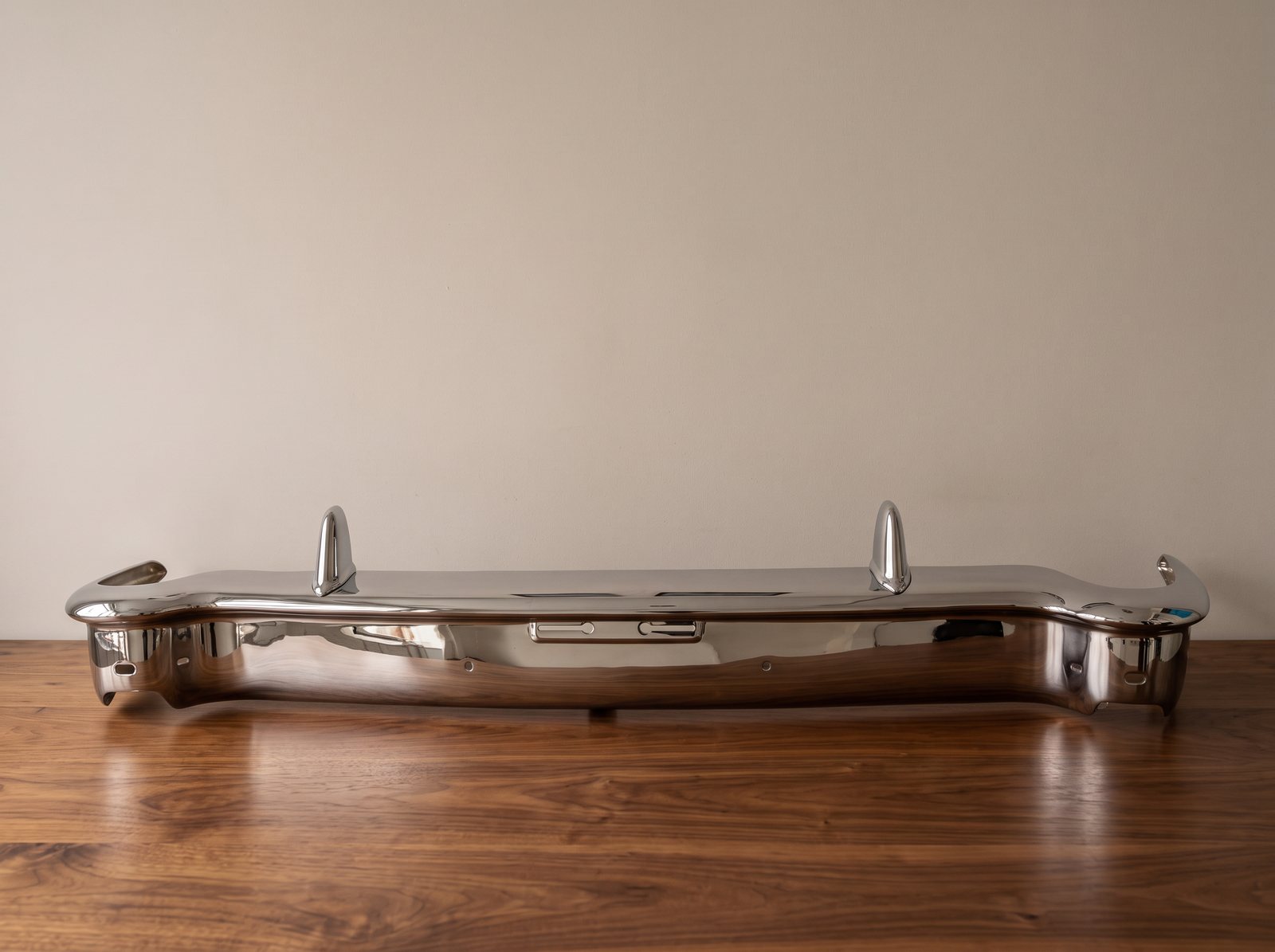 Bumper chrome finish