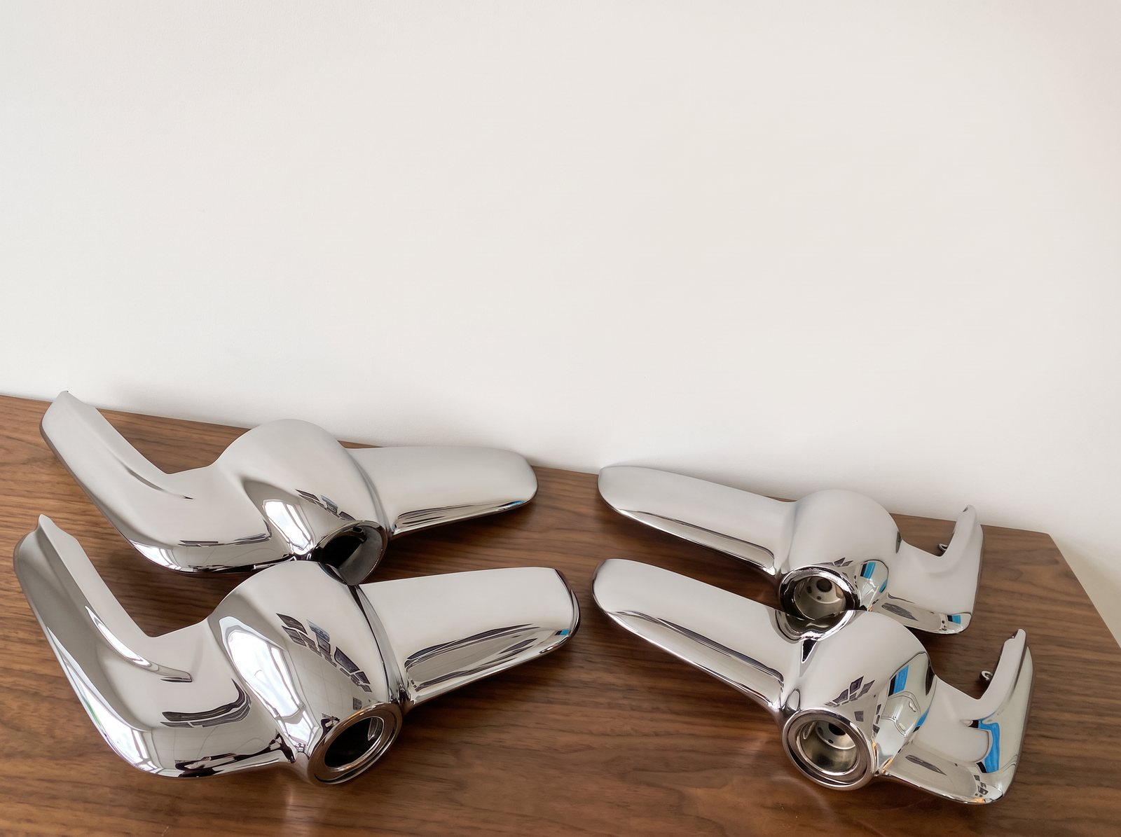Chrome bumper corners